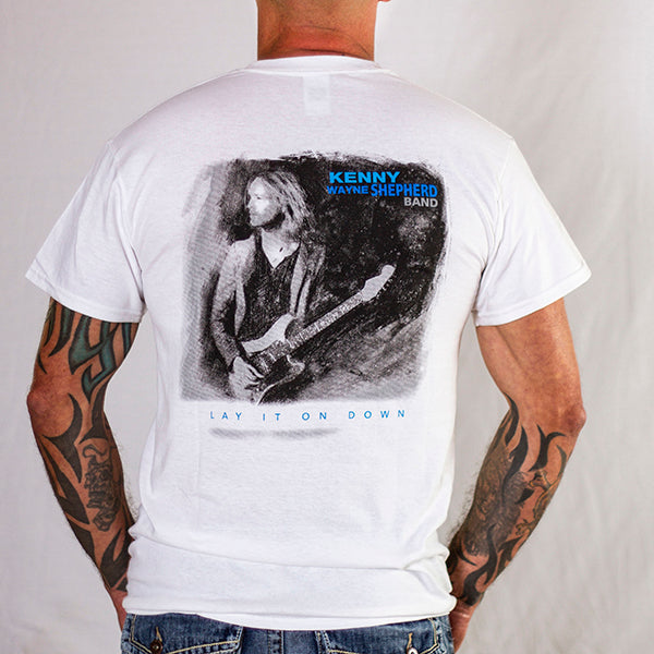 Lay It On Down White Tour Shirt