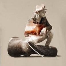 KWS Pick & Strings Logo T-shirt "The Traveler" Cover photo on the back