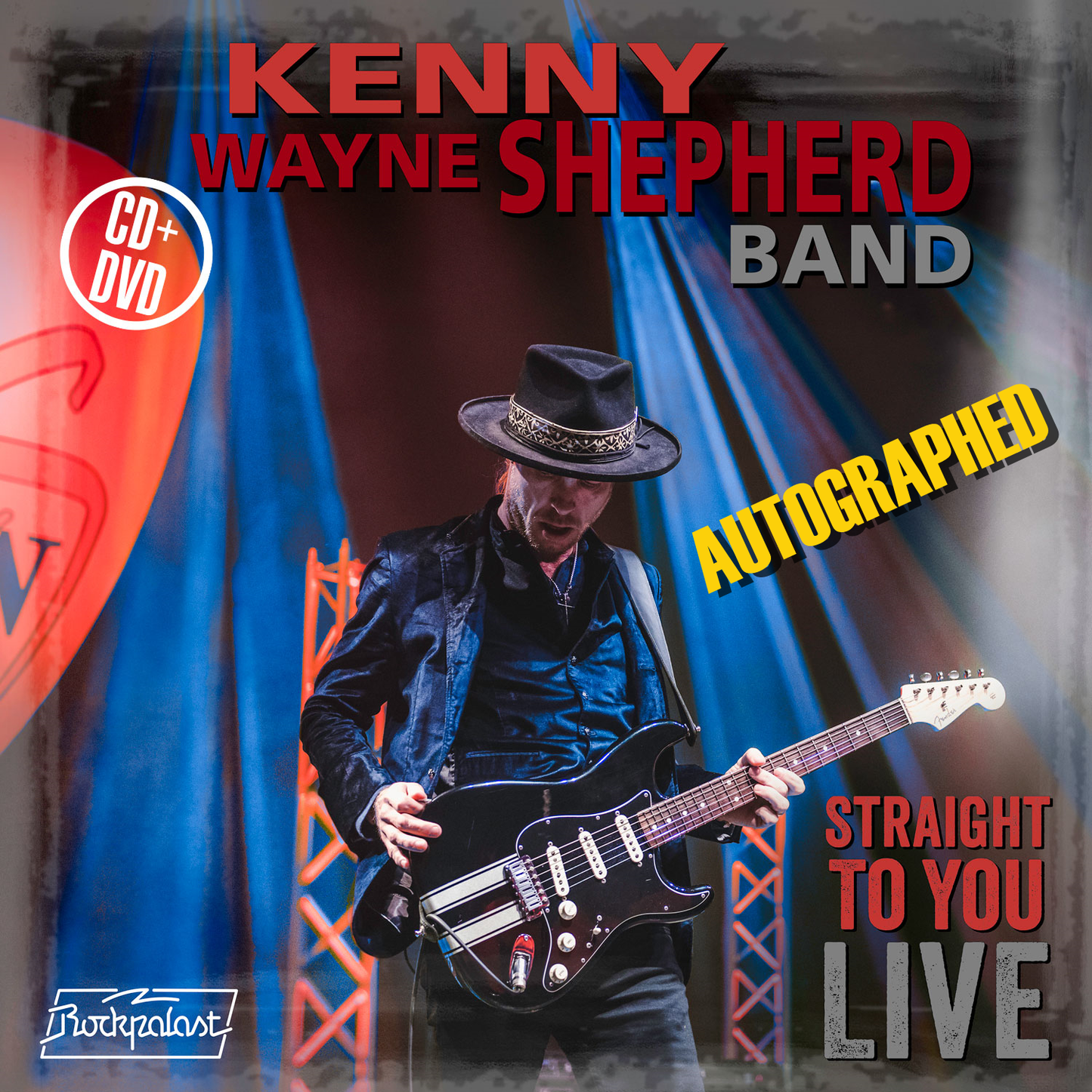 Straight To You LIVE Autographed Kenny Wayne Shepherd CD/DVD concert video