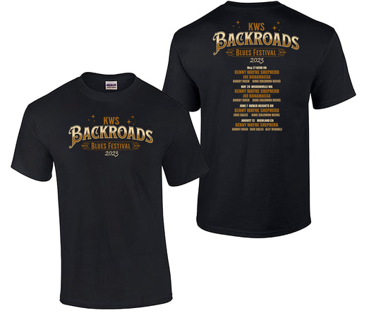 2022 Backroads Blues festival tour shirt