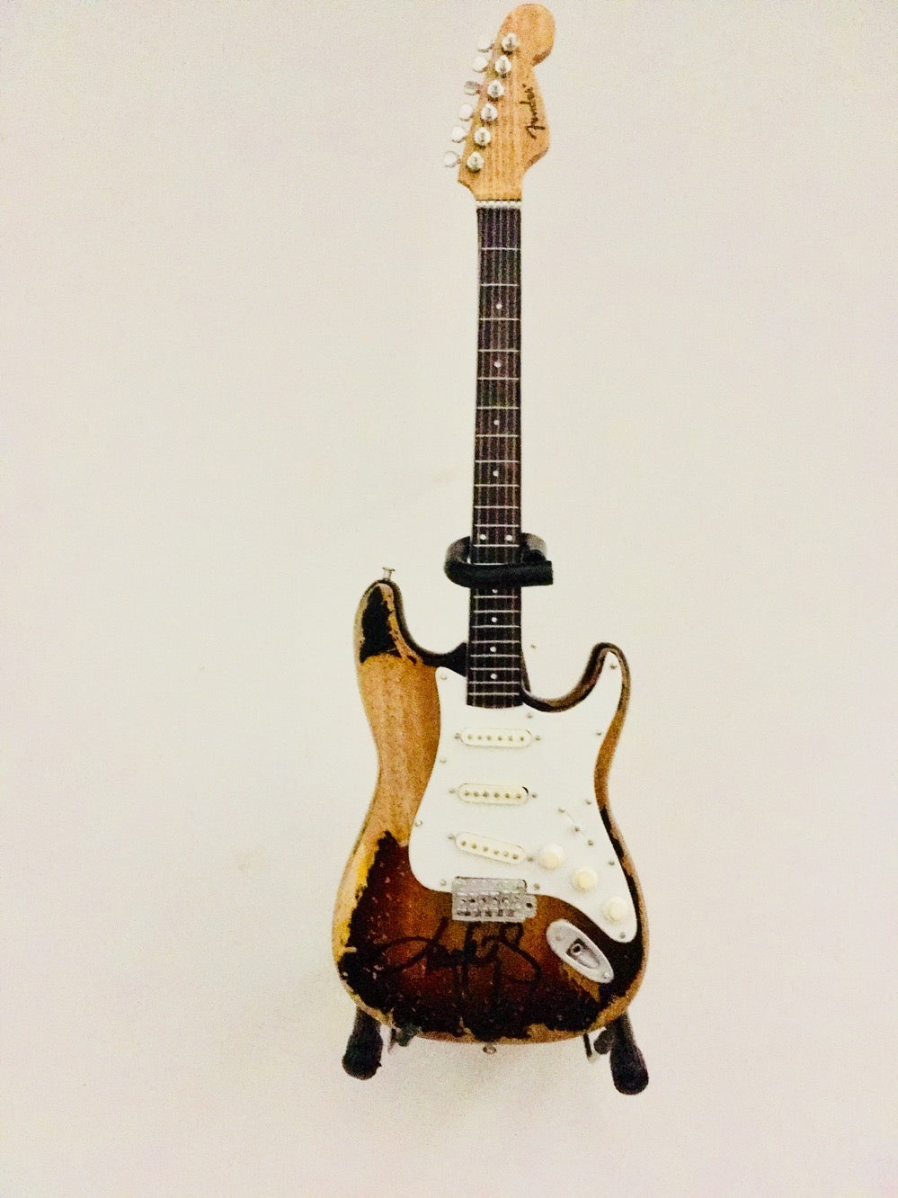 Autographed Miniature Replica of Kenny's Iconic '61 Fender Stratocaster
